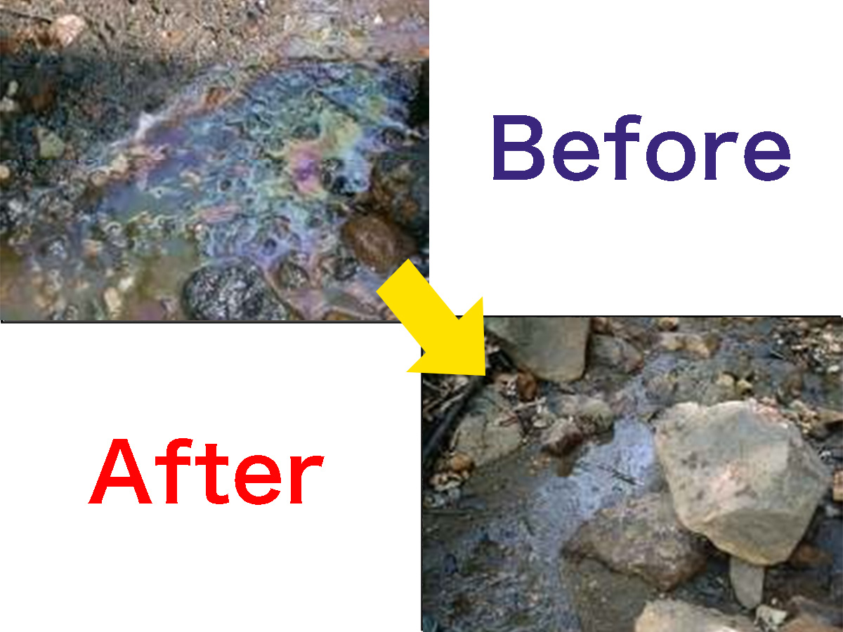 鉱物油(油膜)対策したい