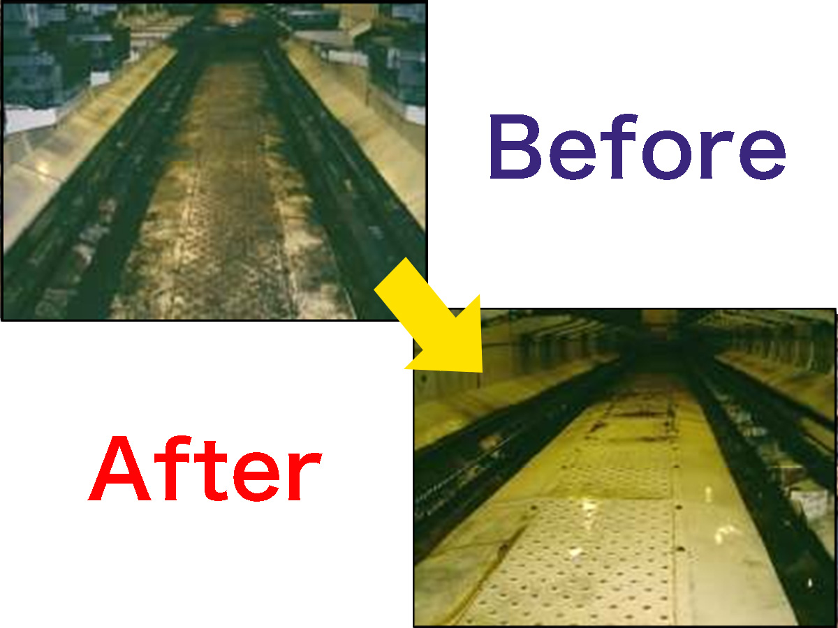 機械油が固まる