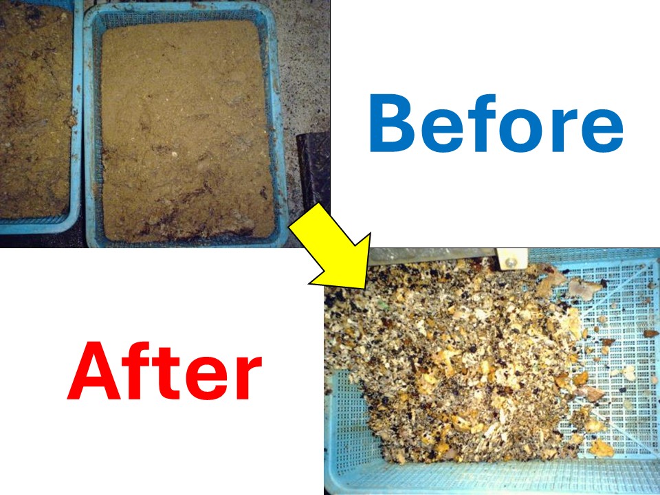 スクリーンの油分除去