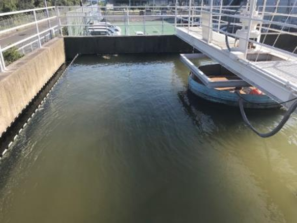 改善後の汚泥中に残留する油脂分の状況